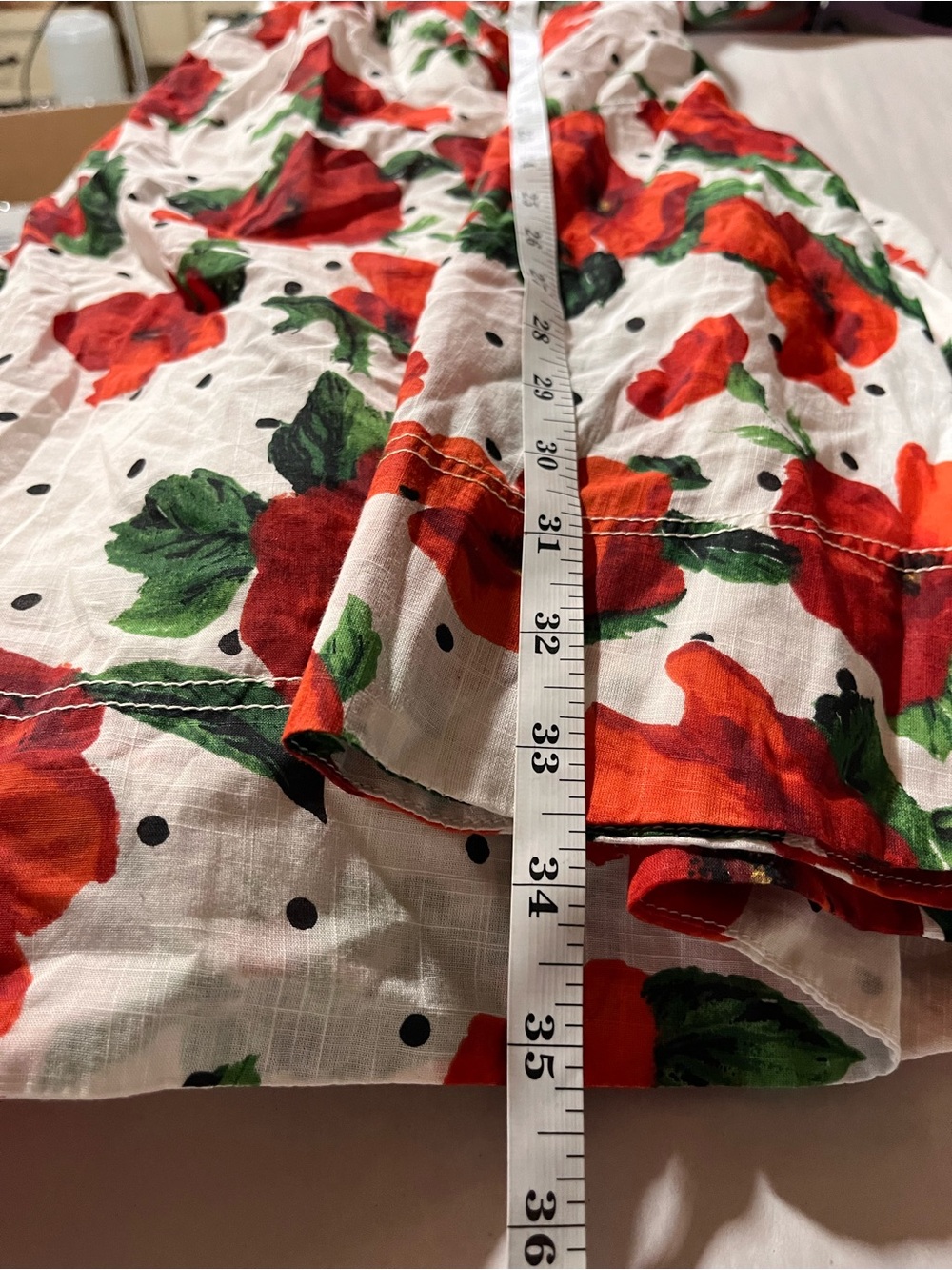 Maeve Anthropologie Square Neck Smocked Baby-Doll Floral Mini Dress Large - Picture 15 of 16